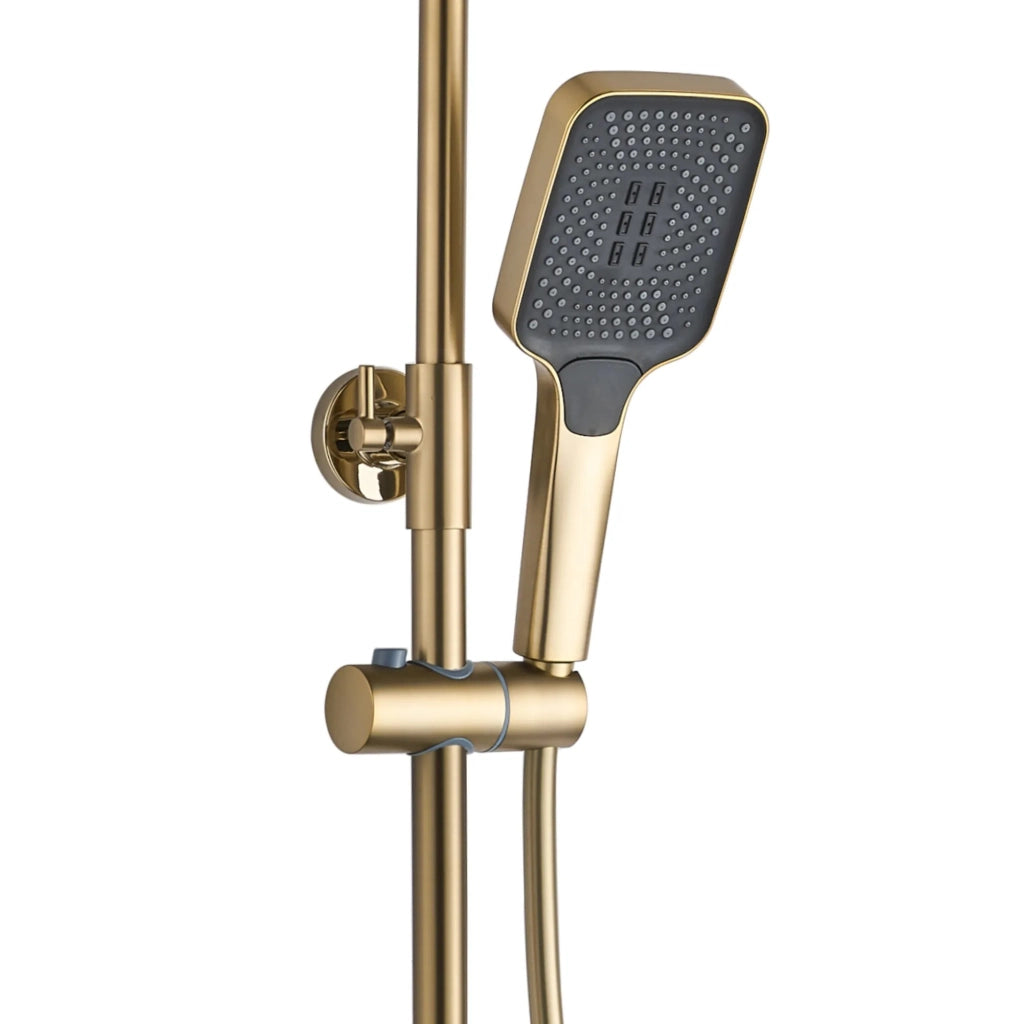 Set Doccia Rea Helix Brush Gold
