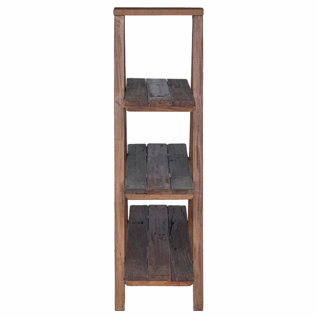 Scaffale pieghevole con lo scaffale Marrone 79.5 x 35 x 112 cm CFW7890877