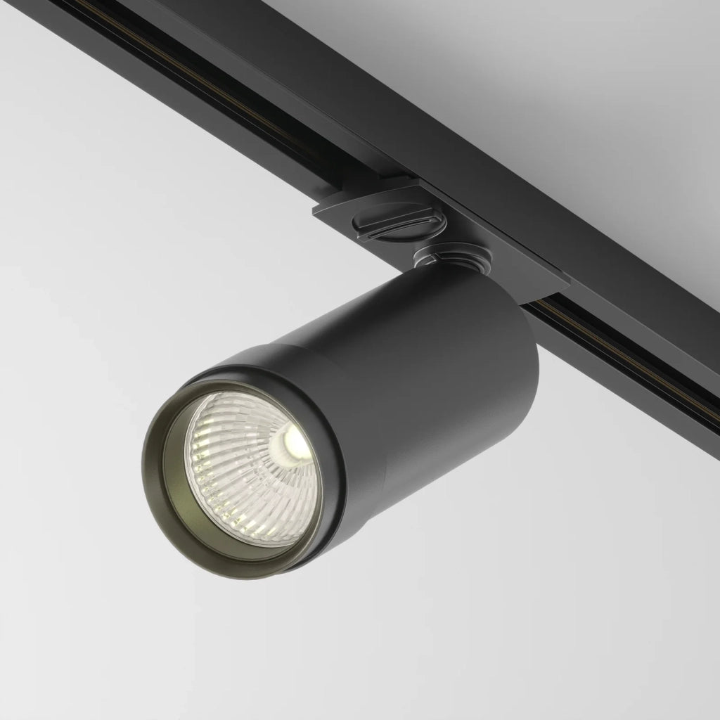 Maytoni Lampada da binario moderna UNITY Focus Zoom 1 luce LED integrato nero alluminio