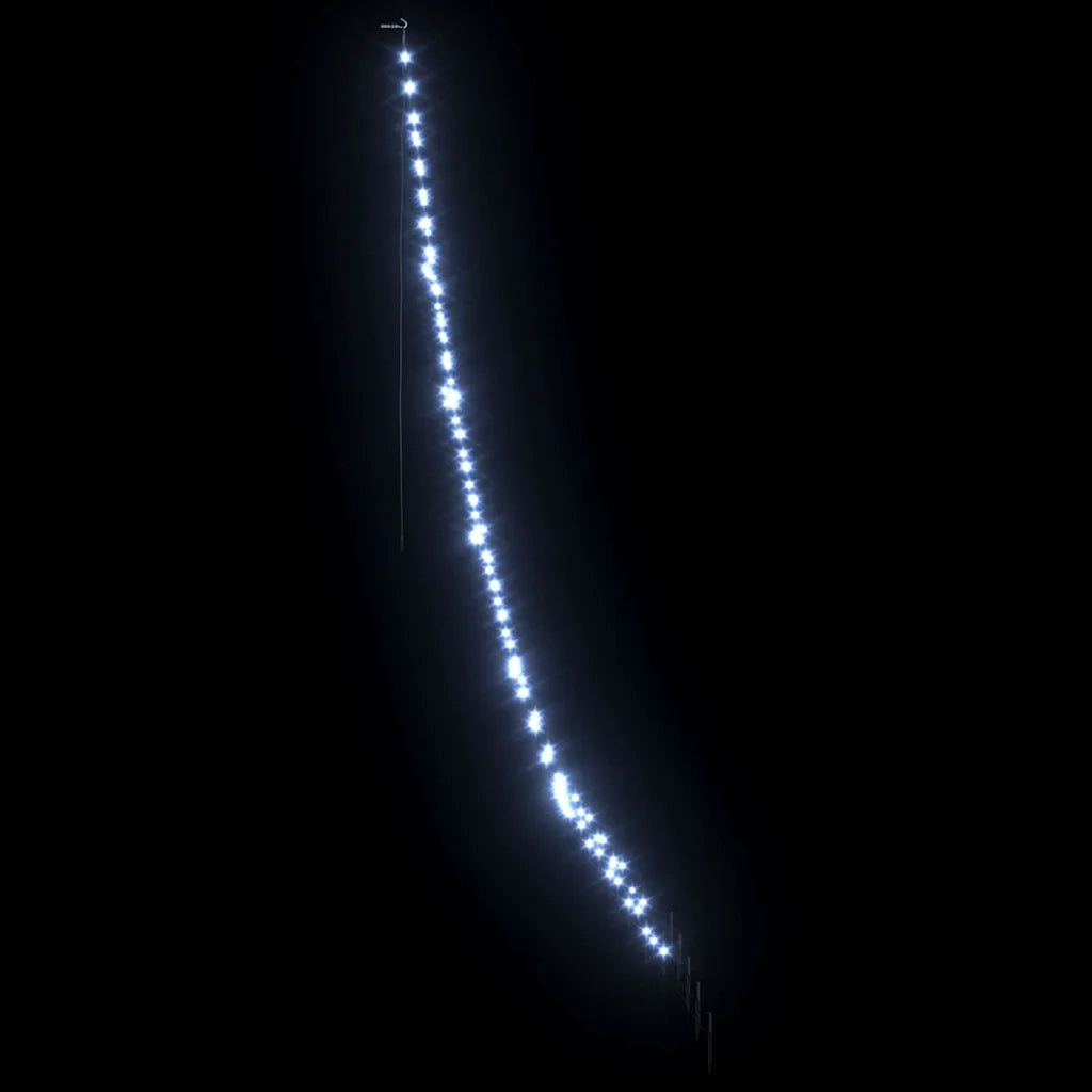 Albero di Natale LED con picchetti per il terreno-Luci decorative natalizie Bianco freddo 238938