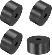Supporti di fissaggio 4 pezzi - Gomma - 40 mm diametro esterno - 20 mm altezza - Pads antivibrazione - Supporti d'assorbimento per mobili - Pads antivibrazione