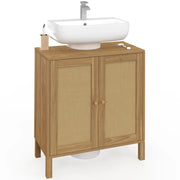 IDMarket - Mobile bagno HANAE effetto canna naturale
