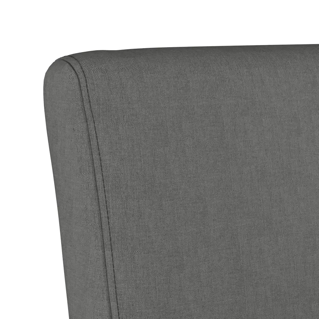 Poltrona Bassa-Poltroncina Grigio Scuro in Tessuto