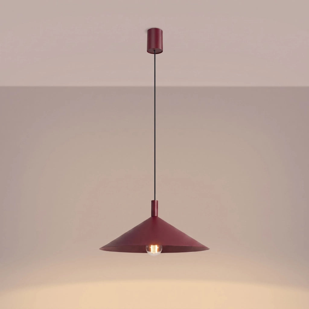 Lampada a sospensione NOX 40 bordeaux