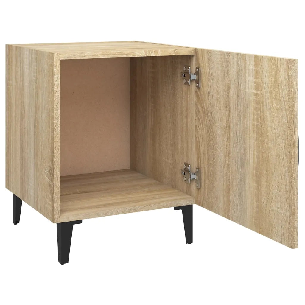 Comodini 2 pz Rovere Sonoma in Legno Multistrato 812067