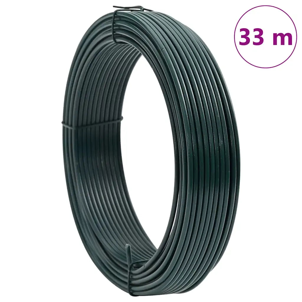 Filo di recinzione Verde 33 m PVC 42010292
