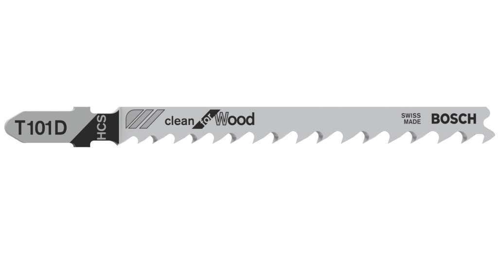 2608630558 - Set 3 lame per seghetto alternativo T 101 D Clean for Wood