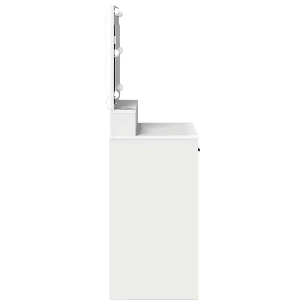 Toeletta | Tavolo da Trucco Bianco 79 x 41 x 135 cm Legno multistrato
