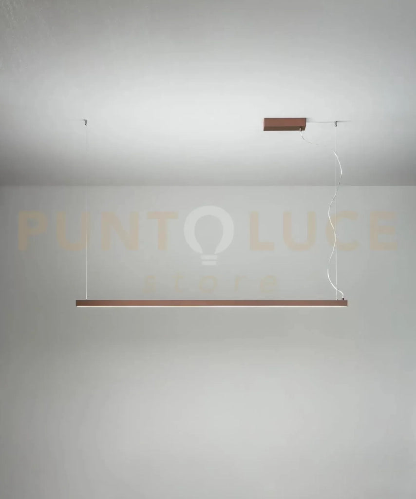 sospensione in metallo marrone metallizzato Link LED 45W CCT 2700K 3000K 4000K CRI?80 220-240V 50/60Hz 3600Lm biemissione