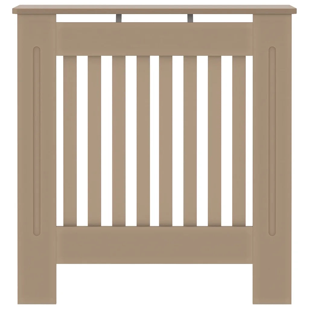 vidaXL Copertura per radiatori 2 pcs Marrone 78 x 19 x 81.5 cm