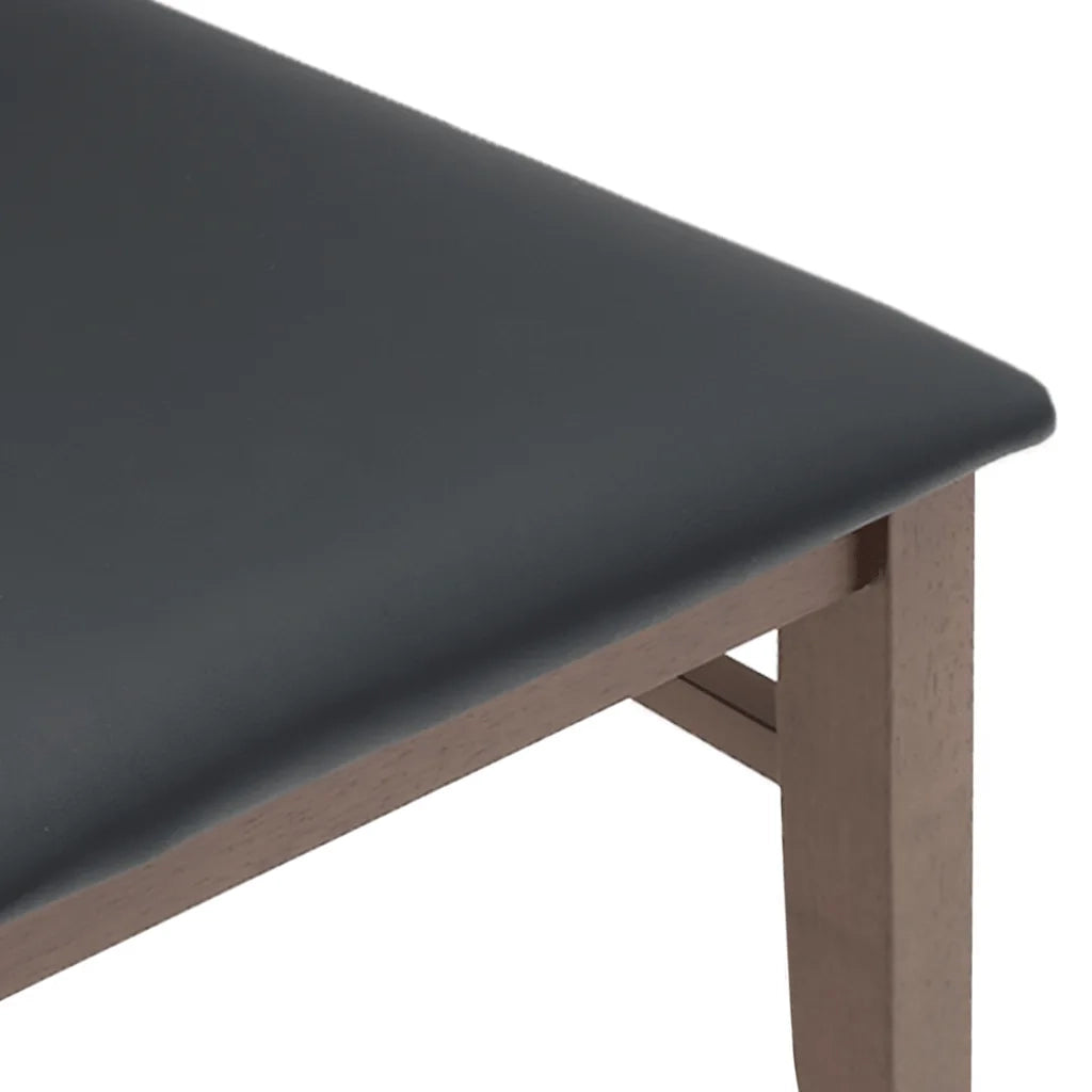 Sedie da Pranzo con Cuscini 2pz Marrone Legno Massello di Hevea 4102462