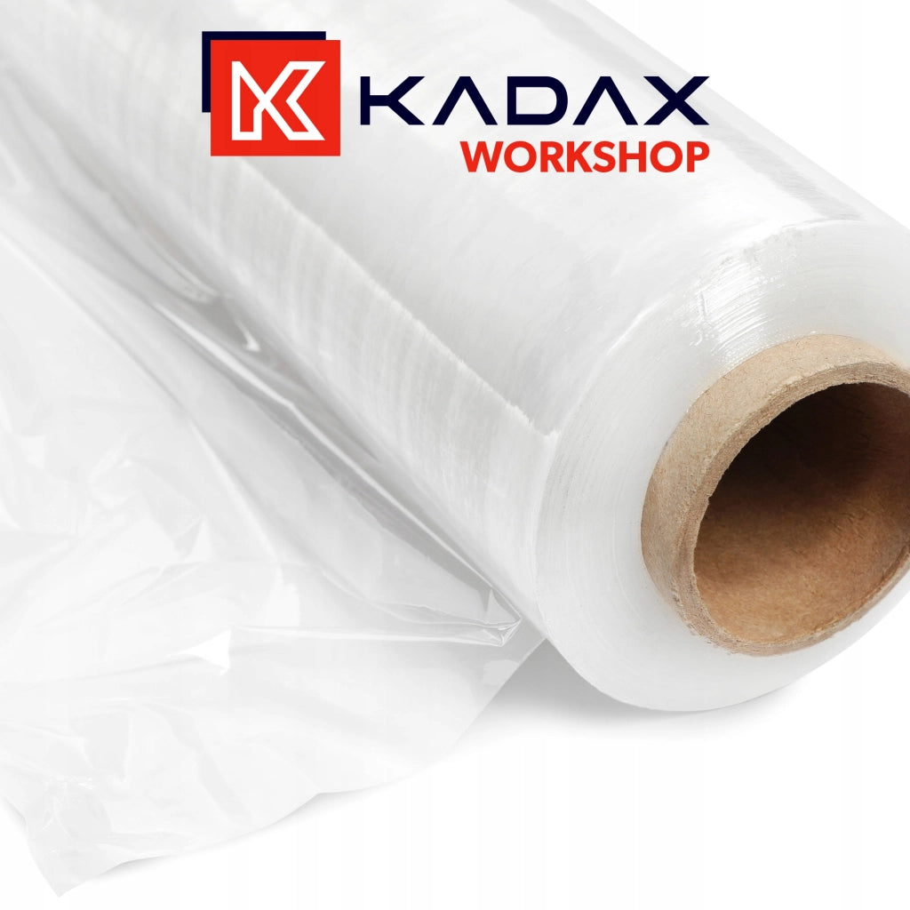 KADAX Pellicola estensibile XL Estensibile 2,5 kg Trasparente Resistente Opaco Incolore Rotolo 6x