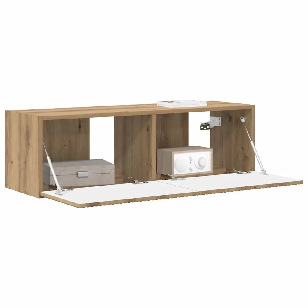 Mobile TV da parete Rovere Artigianale 98 x 31 x 29,5 cm 892247