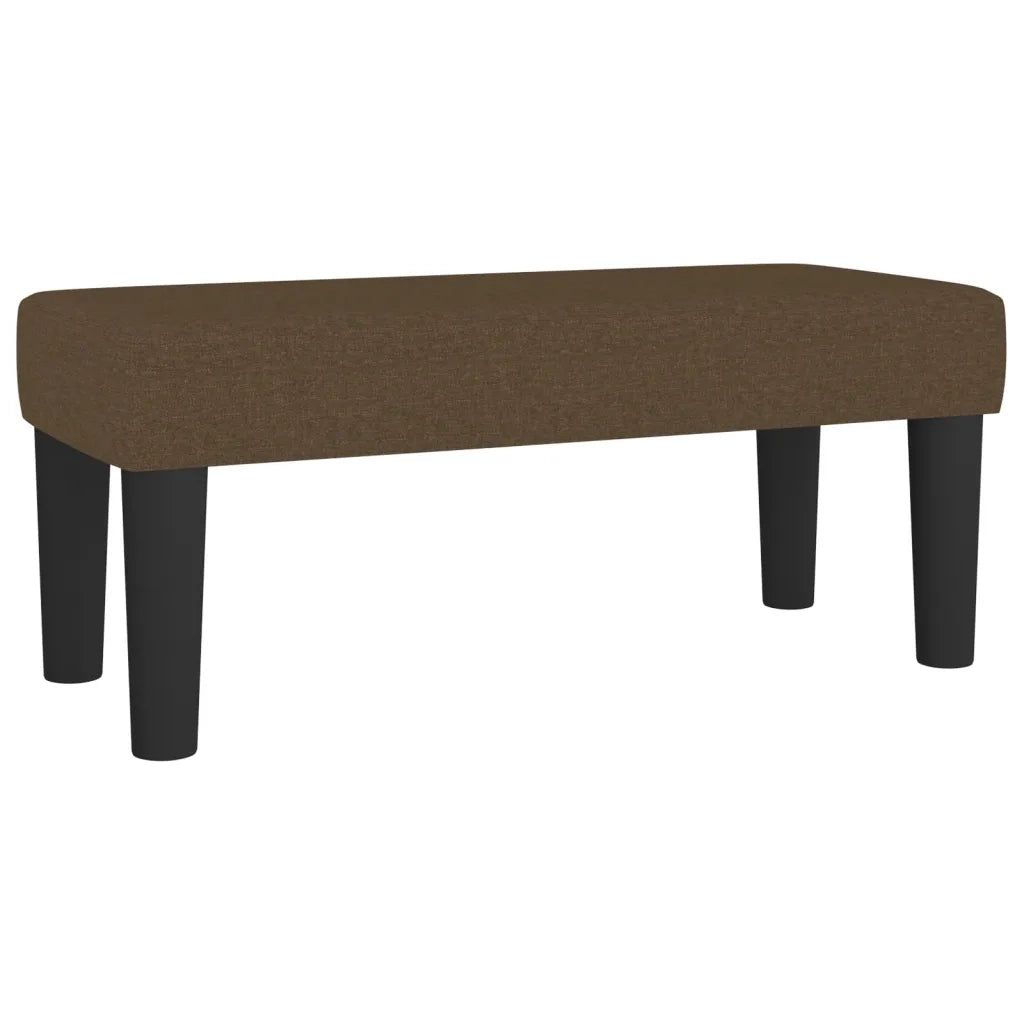 Panca Marrone Scuro 70x30x30 cm in Tessuto 346619