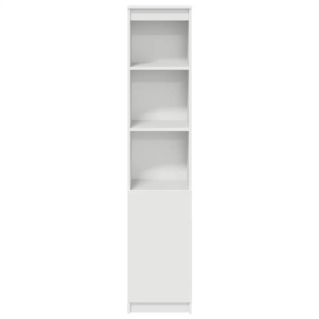Credenza Bianca 37,5x35x180 cm in Legno Multistrato 861670