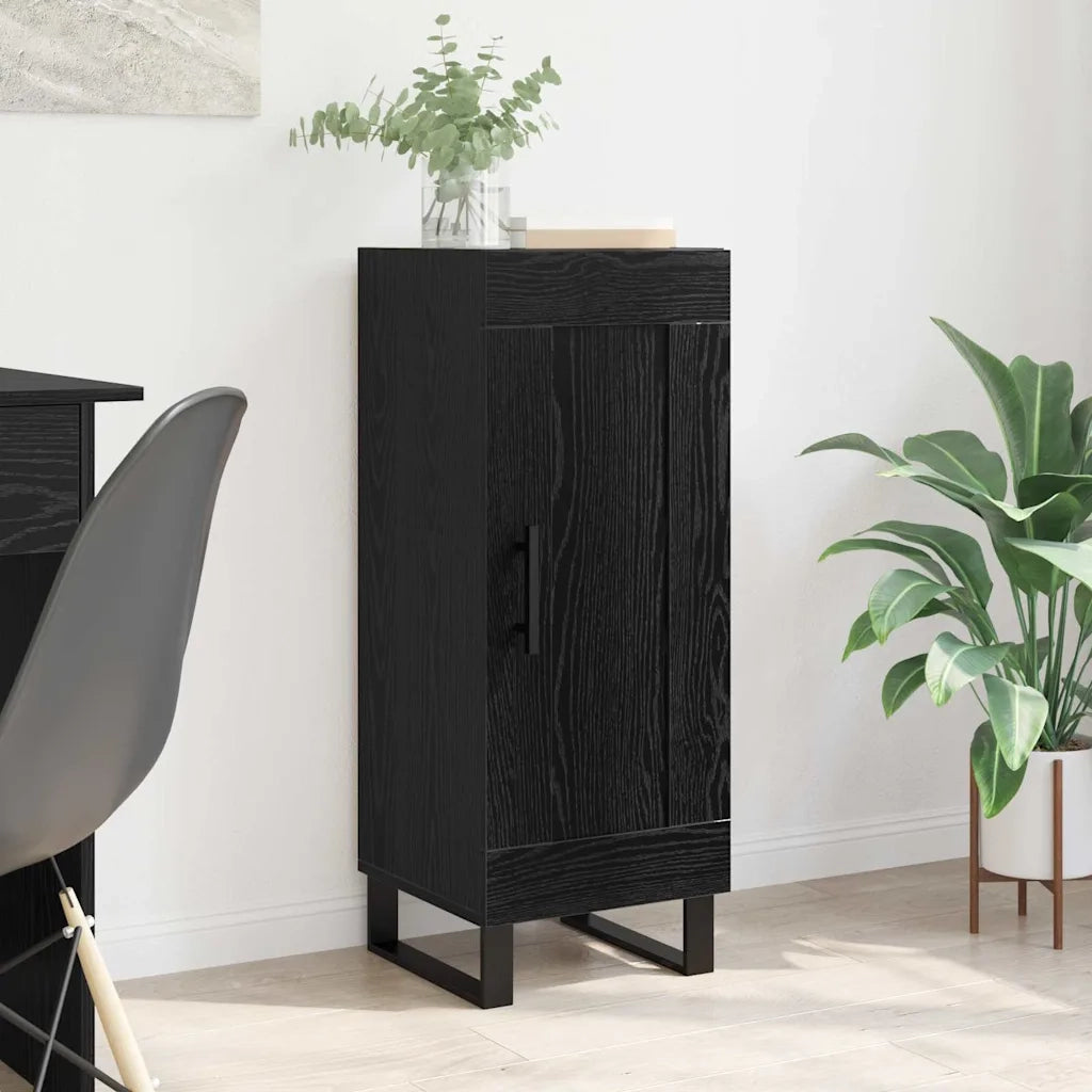 Credenza-Buffet-Armadio da cucina Rovere Nero 34,5 x 34 x 90 cm 473693