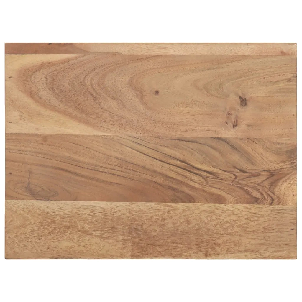 Comodino 40x30x50 cm in Legno Massello di Acacia con Bordi Vivi 323519