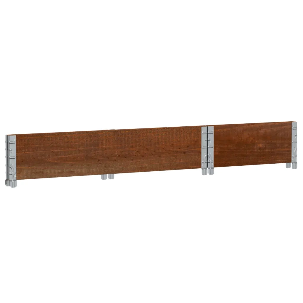 Fioriera da Giardino Marrone 100x50 cm Legno Massello di Pino 3295390