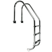 Scaletta Standard In Acciaio Inox 316 - 3 Gradini, Per Piscine Con Altezza Minima 1,10 M