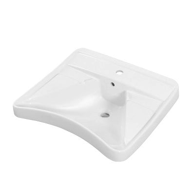Coppia di staffe fisse in acciaio per installazione lavabo sospeso