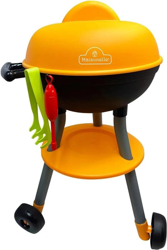 MAISONELLE - BARBECUE
 TRAINABILE, CON LUCI E SUONI,
LA CARBONELLA SI ILLUMINA, CON ALIMENTI E UTENSILI -
 DIMENSIONI 46 X 46 X 59 CM