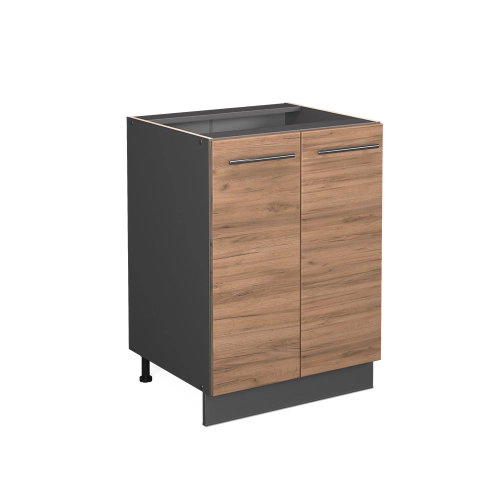 Vicco Mobiletto base cucina Quercia dorata 60 cm senza piano di lavoro