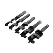 Set di punte da legno elicoidali in acciaio indurito tozze 5 p.zi silverline