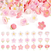 Prikbord per foto e carte - 48 pezzi - spille per hars, fiori e ferro - per cartelloni e bacheche - per uso domestico e ufficio - dimensioni 15-17 mm - spille per duim