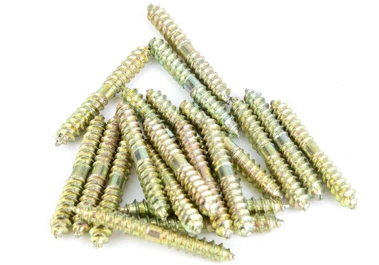 Viti a espansione in acciaio galvanizzato a doppia testa da 5 x 40 mm, pacchetto da 20 pezzi