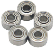 Lagere Profondità Cuscinetto a Sfera - 626ZZ - Ideale per installazione verticale - 6x19x6mm - Acciaio Argento - Resistente a temperature elevate