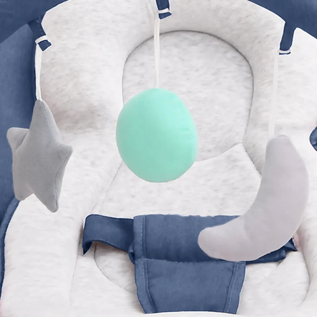 Sdraietta per Neonato Blu Marino in Acciaio 10256