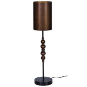 Lampada da tavolo in metallo 18x18x60,5/80h cm
