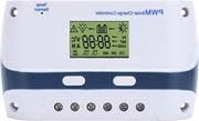 Regolatore di Carica Solare 50A 12V/24V/48V PWM - Regolatore di Batteria Fotovoltaico Intelligente a Schermo LCD - Impermeabile all'Acqua - per RV, Yacht e Navi - Sistemi Fotovoltaici Solari