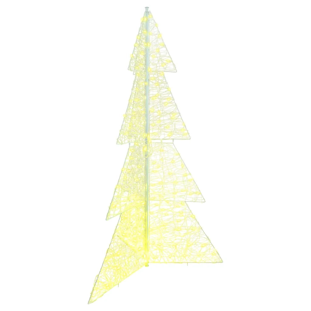 Albero di Natale 240 LED Bianco caldo 180 cm Acrilico 42019210