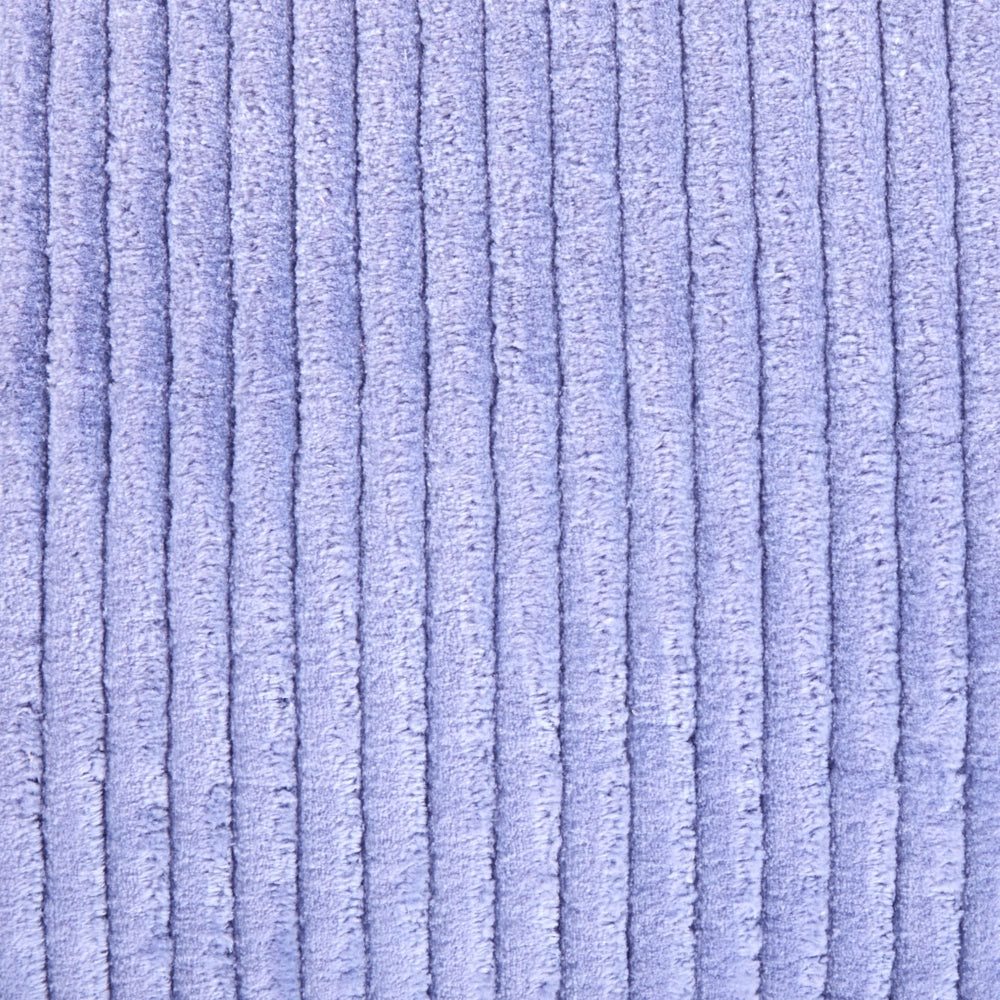 Cuscino da terra Viola Chiaro 55 x 55 x 20 cm Quadrato Tessuto Velluto Struttura a coste Pouf da seduta