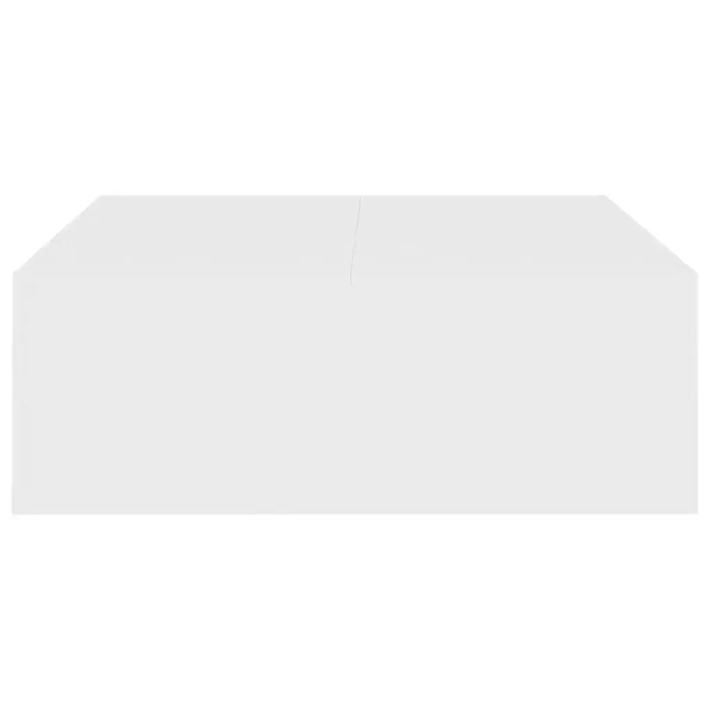 Tavolino da Salotto Bianco 100x100x35 cm Truciolato cod mxl 55825