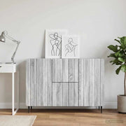 Credenza Grigio Sonoma 89 x 34,5 x 62 cm Legno ingegnerizzato 894431