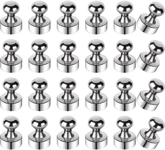 24 pezzi di magnete a neodimio extra forti, 12 x 16 mm magneti forti per lavagne magnetiche, whiteboard, piccoli magneti per frigorifero, minimagneti per frigorifero, calendari, ufficio, scuola, casa