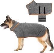 Badia per cani, microfibra, asciugamano per cani, badia per cani, assorbimento extra, asciugamano per cani per cani veloci con cinture regolabili, per cani grandi, medi e piccoli (XL)