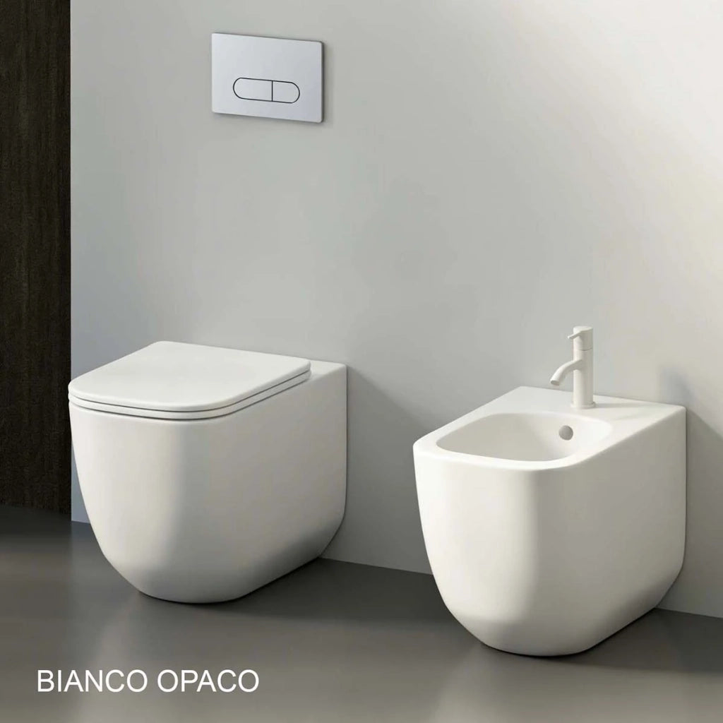 LINPH Vaso filo muro Primula Tornado Bianco Opaco