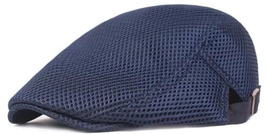 Cappello da sole in mesh per uomo, modello Rijpet, stile piatto