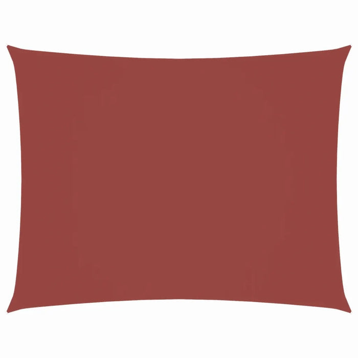 Parasole a Vela Tessuto Oxford Rettangolare 2x3,5m Terracotta