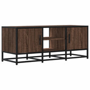 Mobile TV | Armadietto TV | Mobile Porta TV Rovere Marrone 100x35x41 cm Legno Multistrato Metallo
