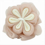 Trade Shop - Spugna A Rete Bagno Per Doccia Con Fiore Morbida Esfoliante Scrubber Rosa 79583 -
