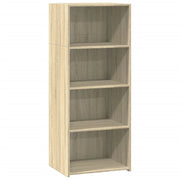 Buffet credenza cassettiera armadio mobile contenitore organizer cucina soggiorno salotto rovere Sonoma alto 50 x 41 x 124 cm legno ingegnerizzato marrone 02_0034068
