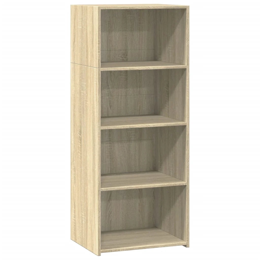 Buffet credenza cassettiera armadio mobile contenitore organizer cucina soggiorno salotto rovere Sonoma alto 50 x 41 x 124 cm legno ingegnerizzato marrone 02_0034068