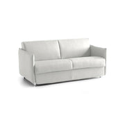Gravere, Divano Letto 3 Posti Sfoderabile Made in Italy, 200x95 cm Grigio Chiaro