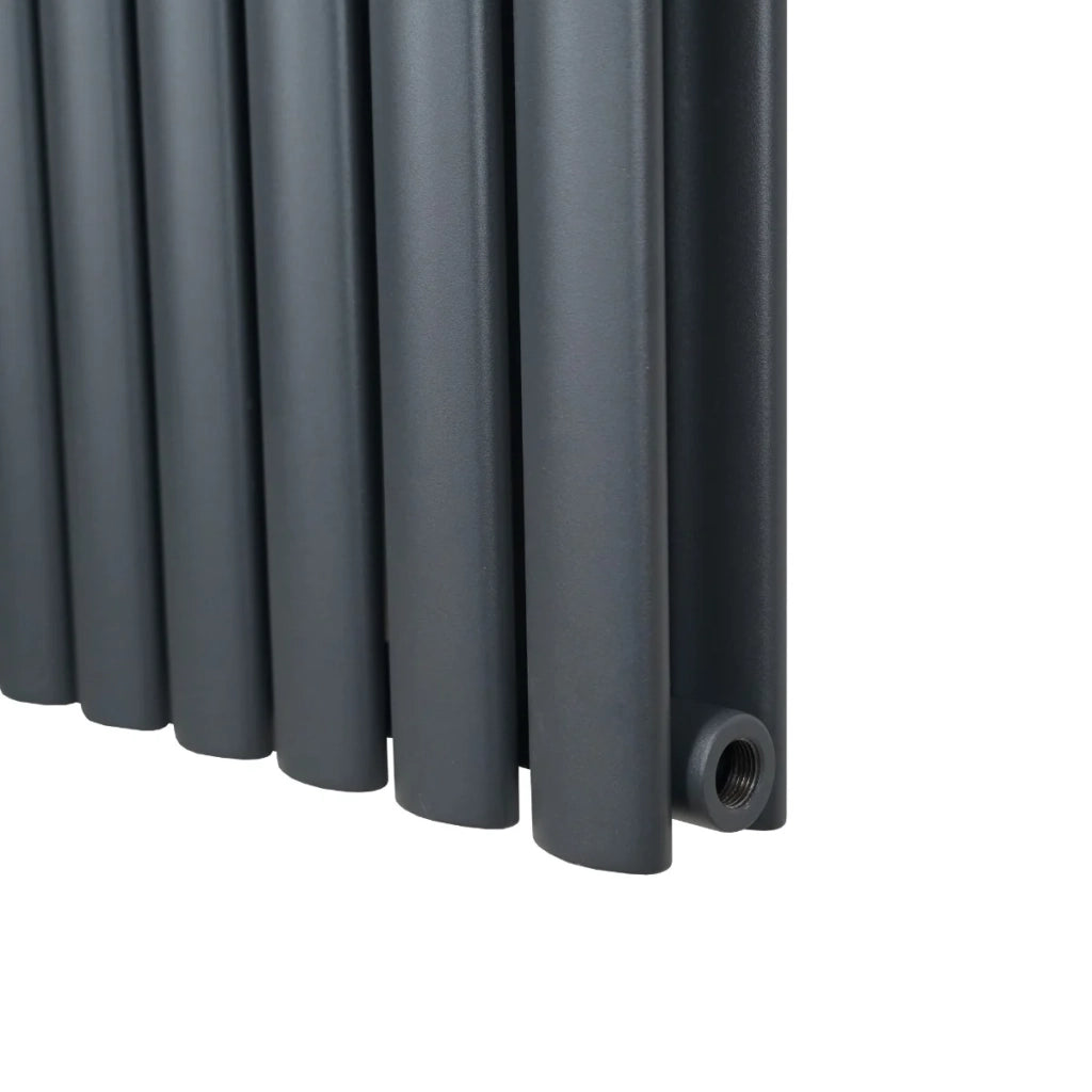 Radiatore a colonna oval Grigio Antracite 1800mm x 600mm