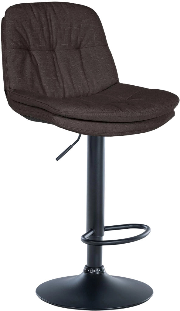 Barhocker Laurel Stoff schwarz