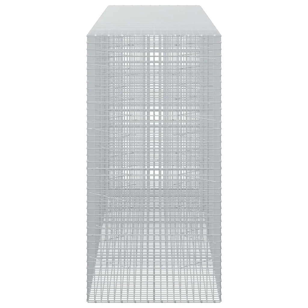 Gabion con Filo da 3,5 mm e Maglia da 5x5 cm 400x100x200 cm 3462482